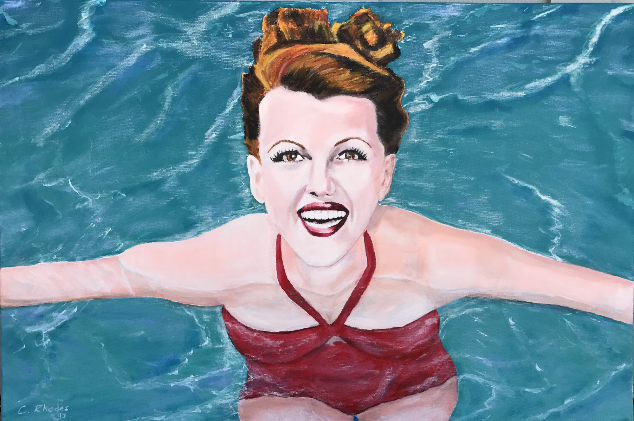 Rita Hayworth It's Hot Enough To Swim